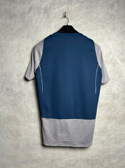 Adidas Blue And Grey Round Neck - Medium