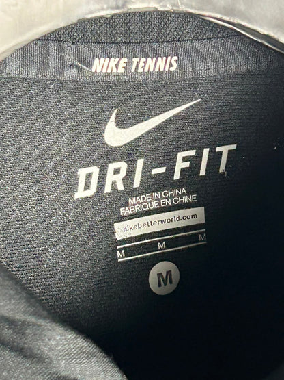 Nike Dri Fit Black Polo - Medium
