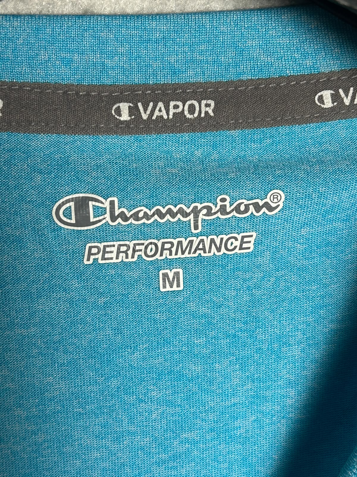 Champion Big Logo Round Neck Blue - Medium
