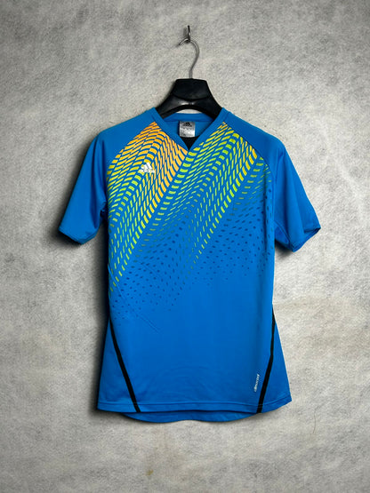 Adidas Blue V Neck - Large