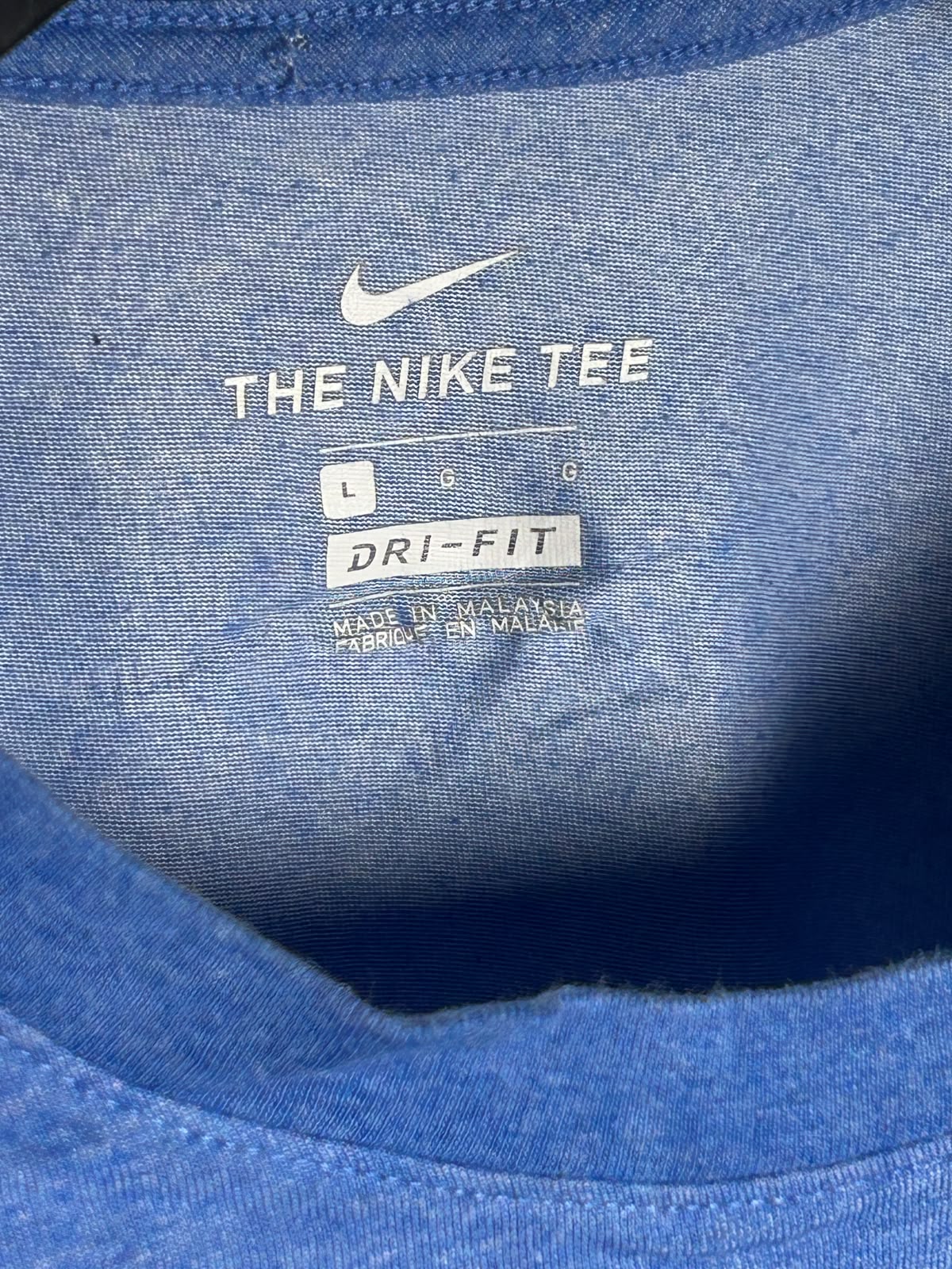 The Nike Tee Dri Fit Blue - Large