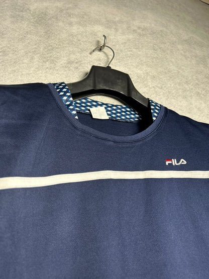 Fila Blue Round Neck - Large