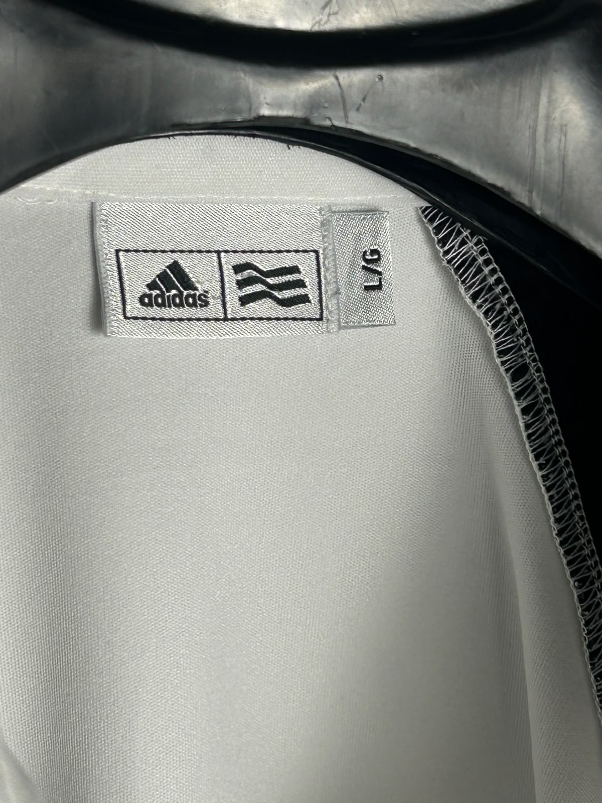 Adidas White Polo - Large