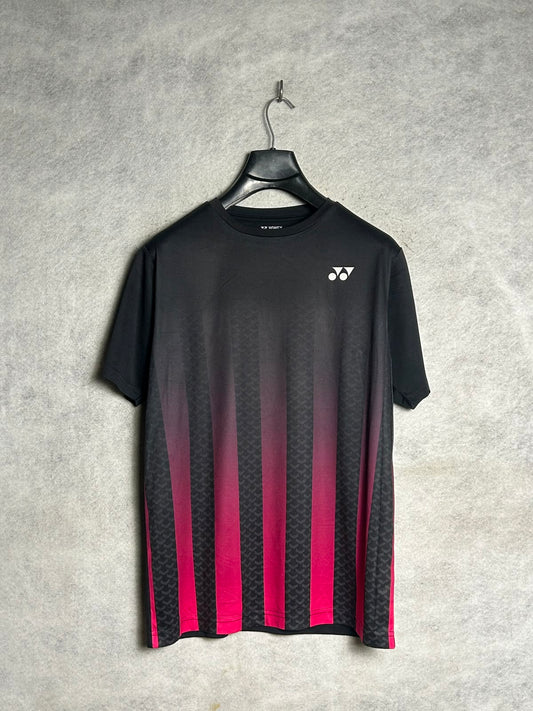 Yonex Black Round Neck - Medium
