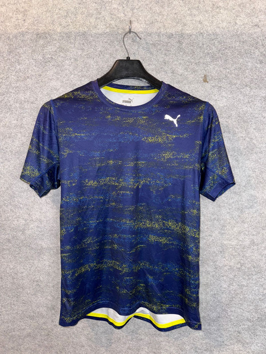 Puma Spray Print Round Neck - Small