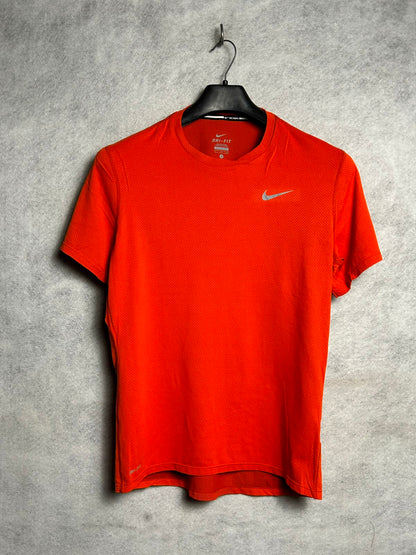 Nike Dri Fit Red Round Neck - Small