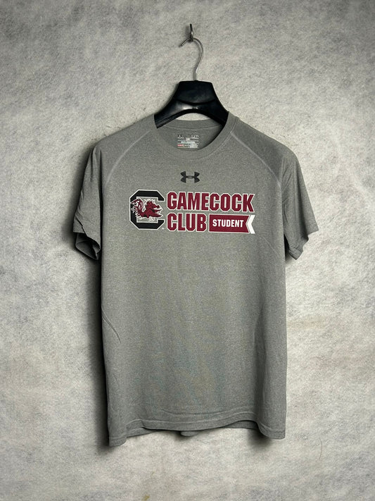 Undr Armour Heat Gear Big Logo Gamecock Grey - Small