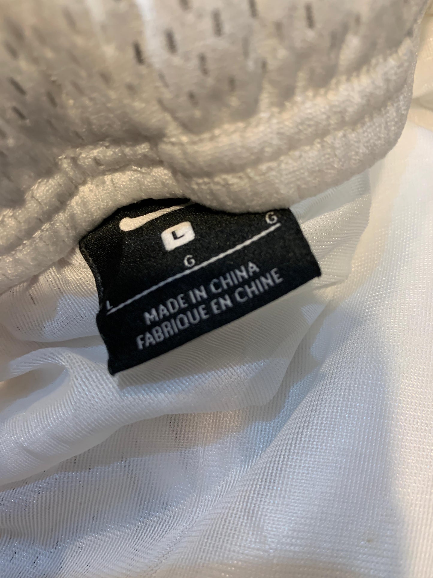 Nike Net White Shorts - Large