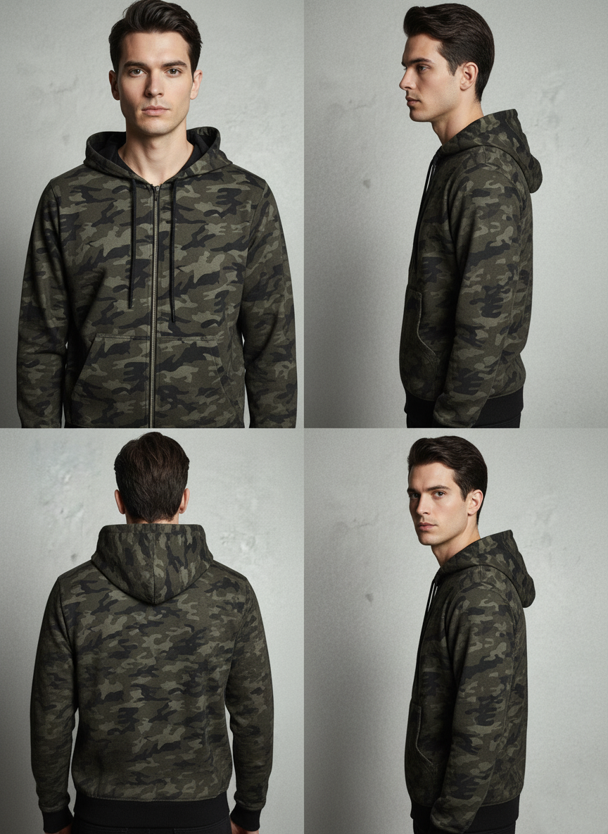 Army Style Printed Upper