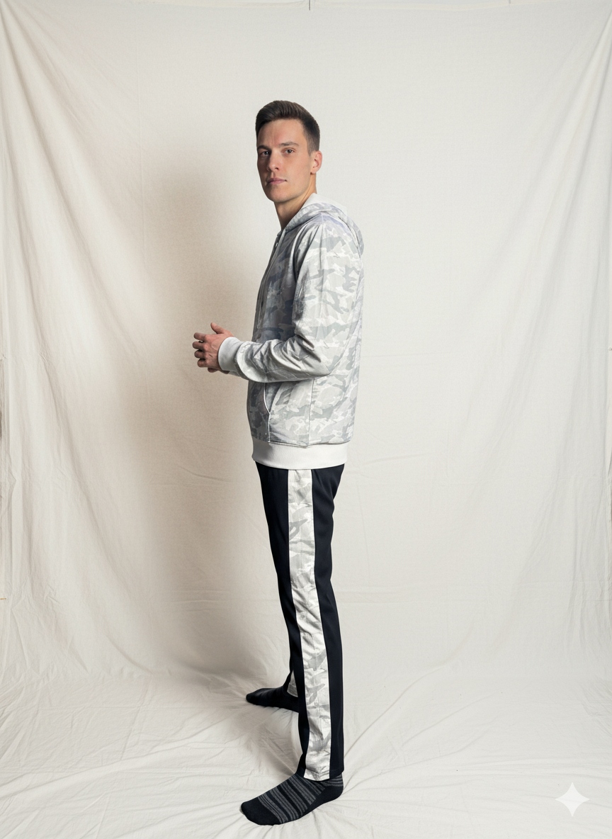 Printed Tracksiut Top and Bottom Set