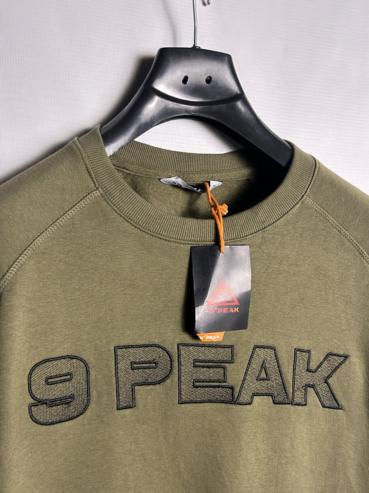 9 Degree Peak Sweater Green - 2XL