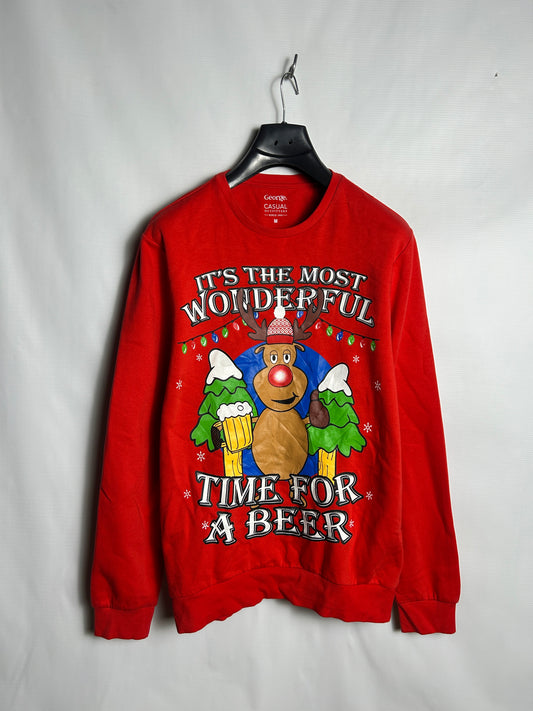 George Big Logo Red Sweater - Medium