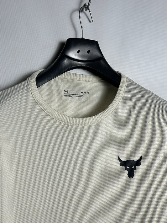 Under Armour White Round Neck - Medium