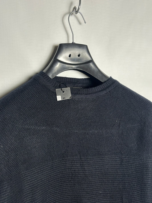 Roygarage Black Sweater Round Neck - XL