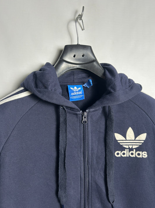 Adidas Blue Zip Upper - Small