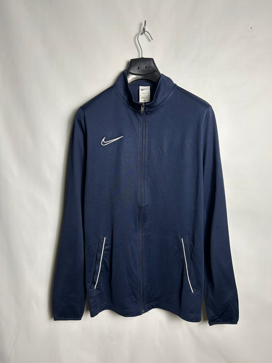 Nike Dri Fit Blue Zip Upper - Large