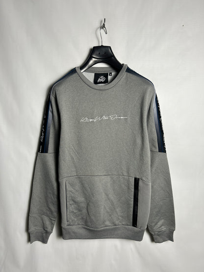 Kings Will Dream Grey Sweater Round Neck - Medium