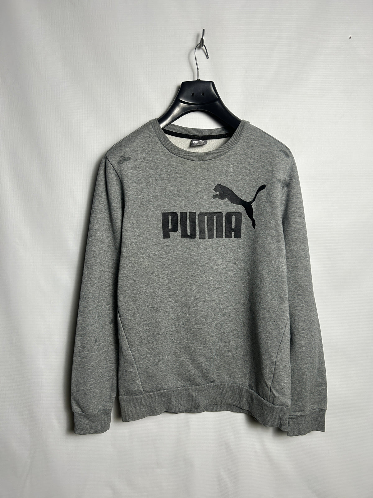 Puma Big Logo Grey Sweater - Small