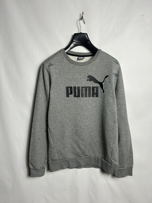 Puma Big Logo Grey Sweater - Small