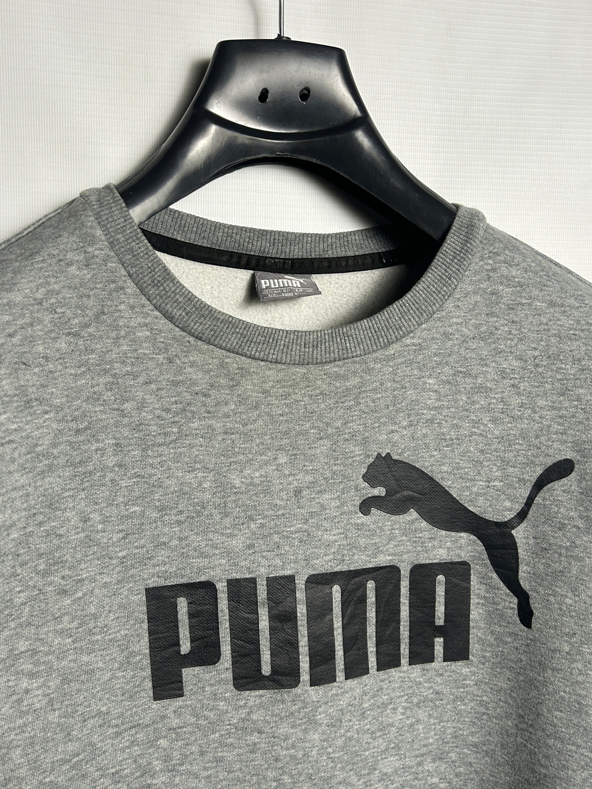 Puma Big Logo Grey Sweater - Small