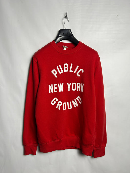 H&M Red Big Logo Sweater - XS