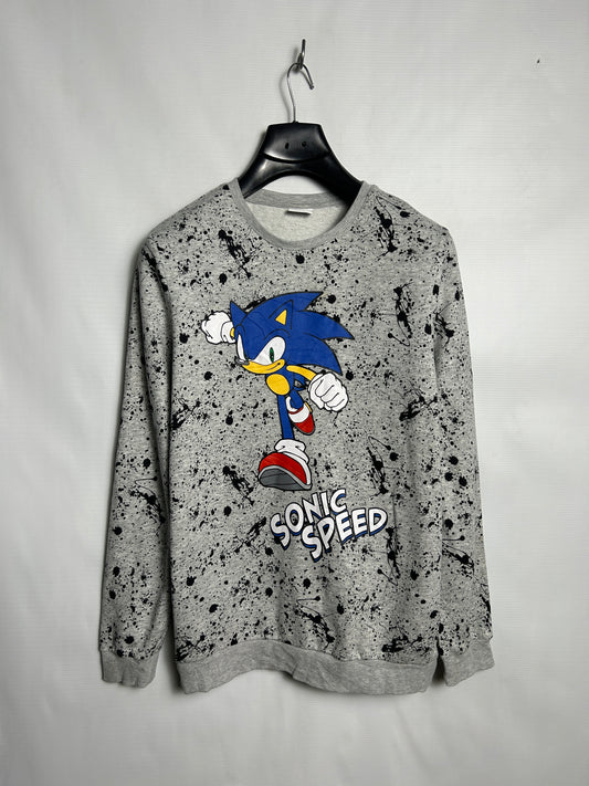 Sonic Big Logo Grey Sweater - Medium