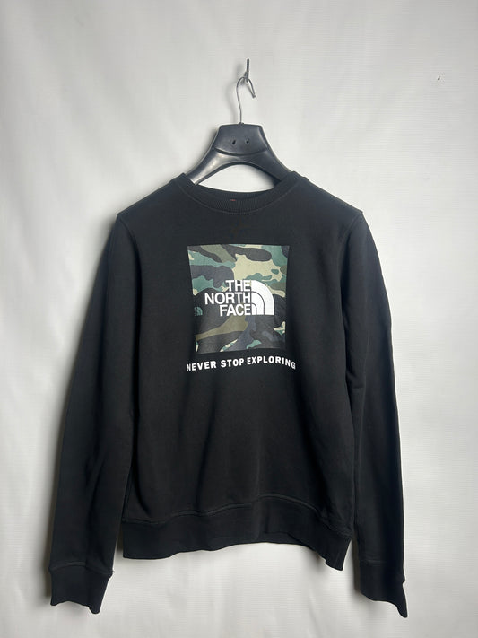 The North Face Big Logo Black Sweater - XL