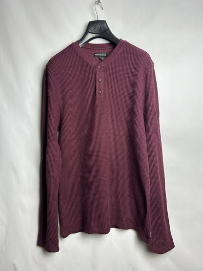 Country Road Maroon Sweater - Large