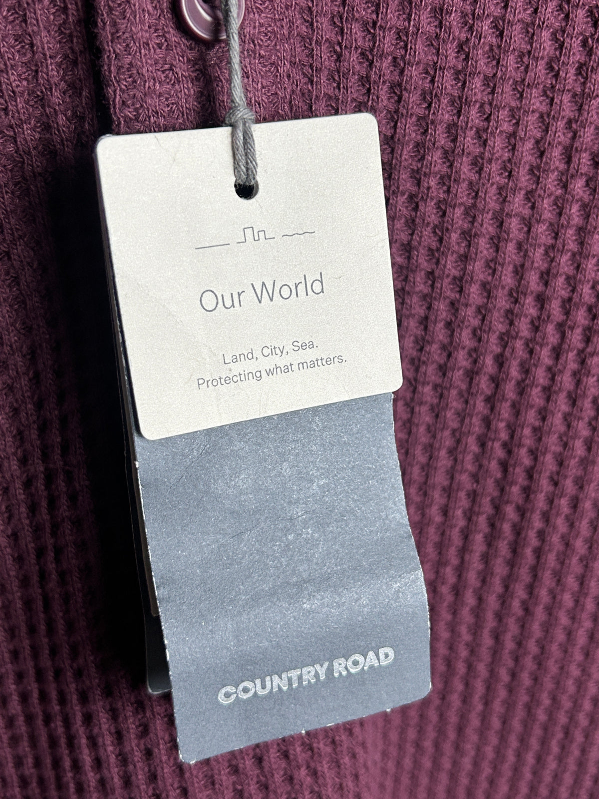 Country Road Maroon Sweater - Large
