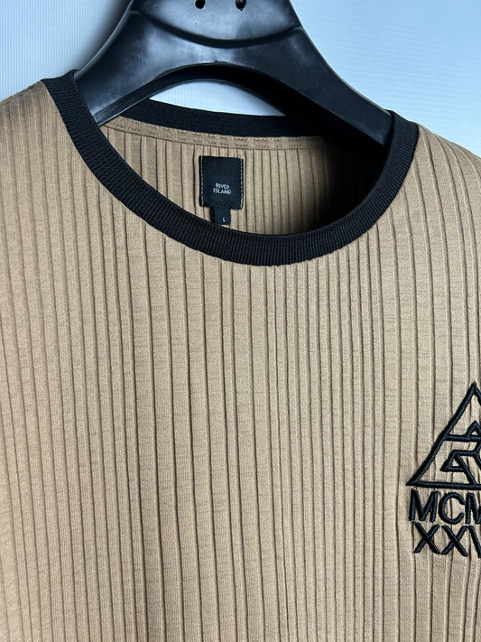 River Island Brown Sweater - Large