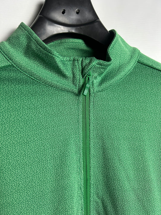 Level Wear Green Half Zip Sweater - XL