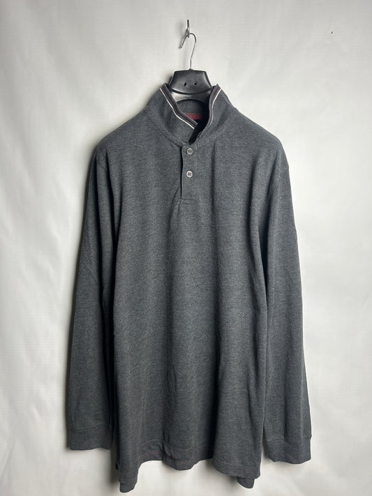 F&F Grey Sweater Polo - Large