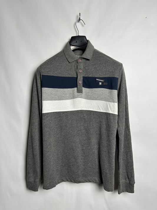 Losan Grey Sweater Polo - Medium