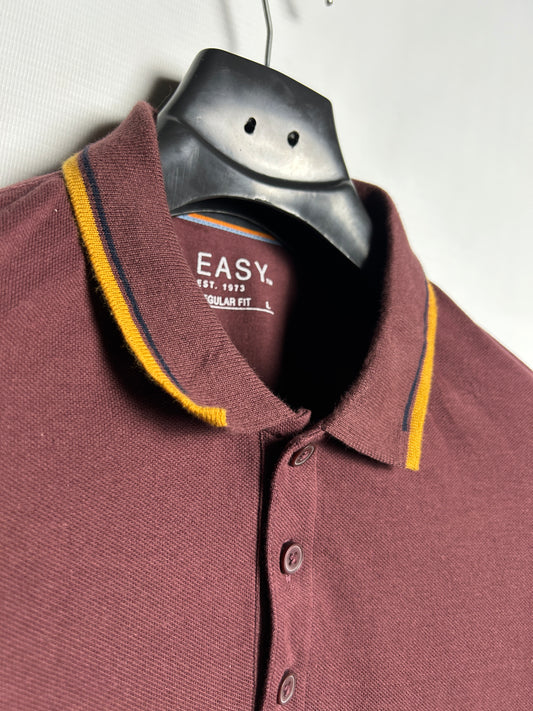 Easy Red Sweater Polo - Large