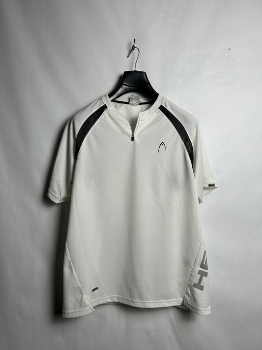 Head White Round Neck - Medium