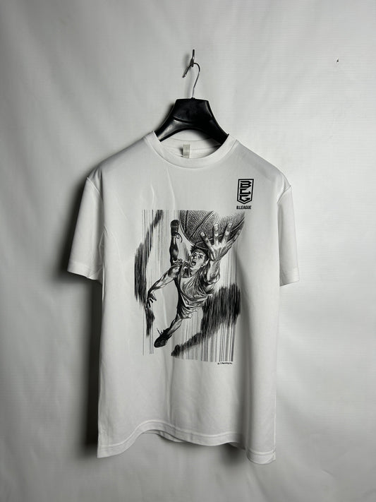Glimmer White Big Logo Round Neck - Large