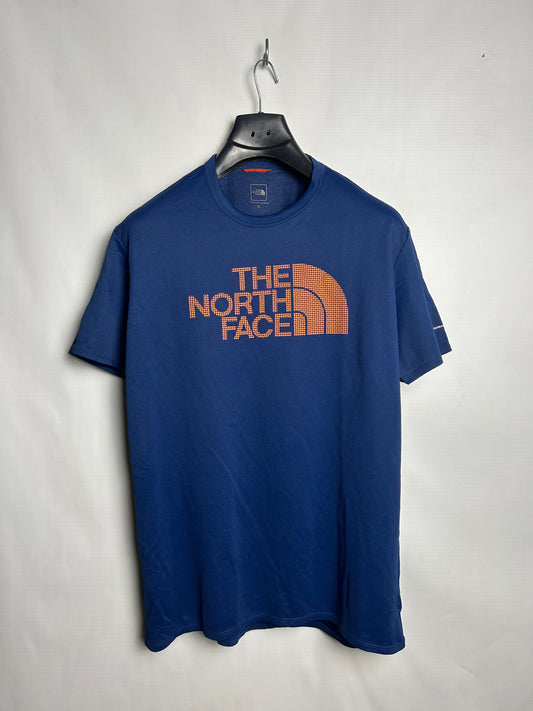 The North Face Big Logo Blue Round Neck - XL