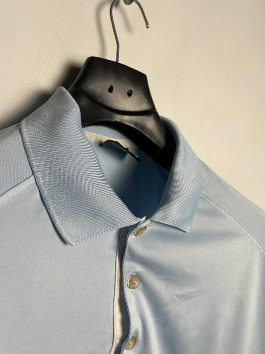 Nike Golf Dri Fit Blue Polo - Large