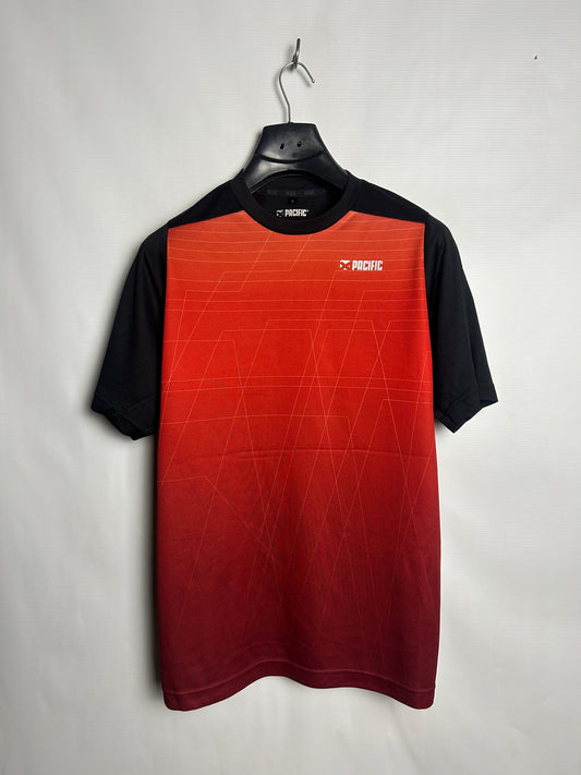Pacific Red Black Round Neck - Large