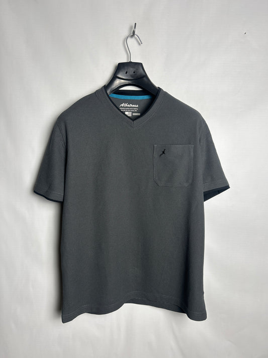 Albatrass Grey V Neck - Large
