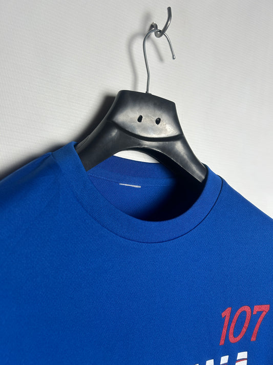 Kanagawa Big Logo Blue Round Neck - Large
