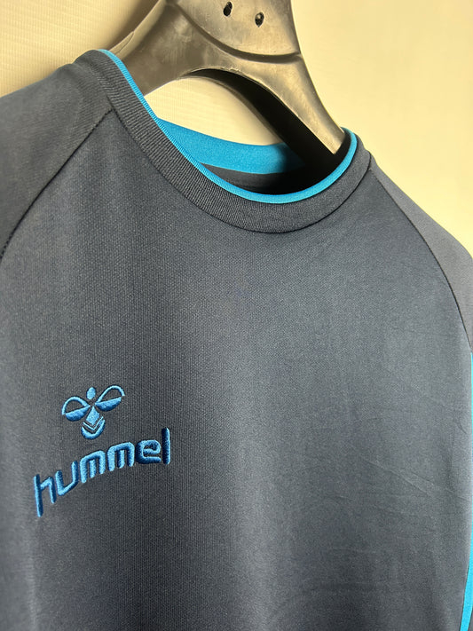 Hummel Blue Round Neck - Large
