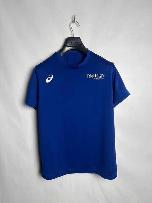 Asics Blue Round Neck - Medium