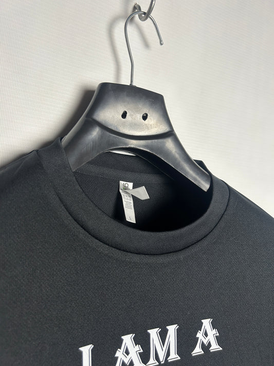 Glimmer Black Round Neck - Large