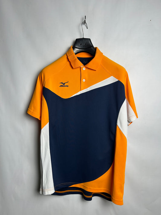 Mizuno Orange Blue Polo - Large