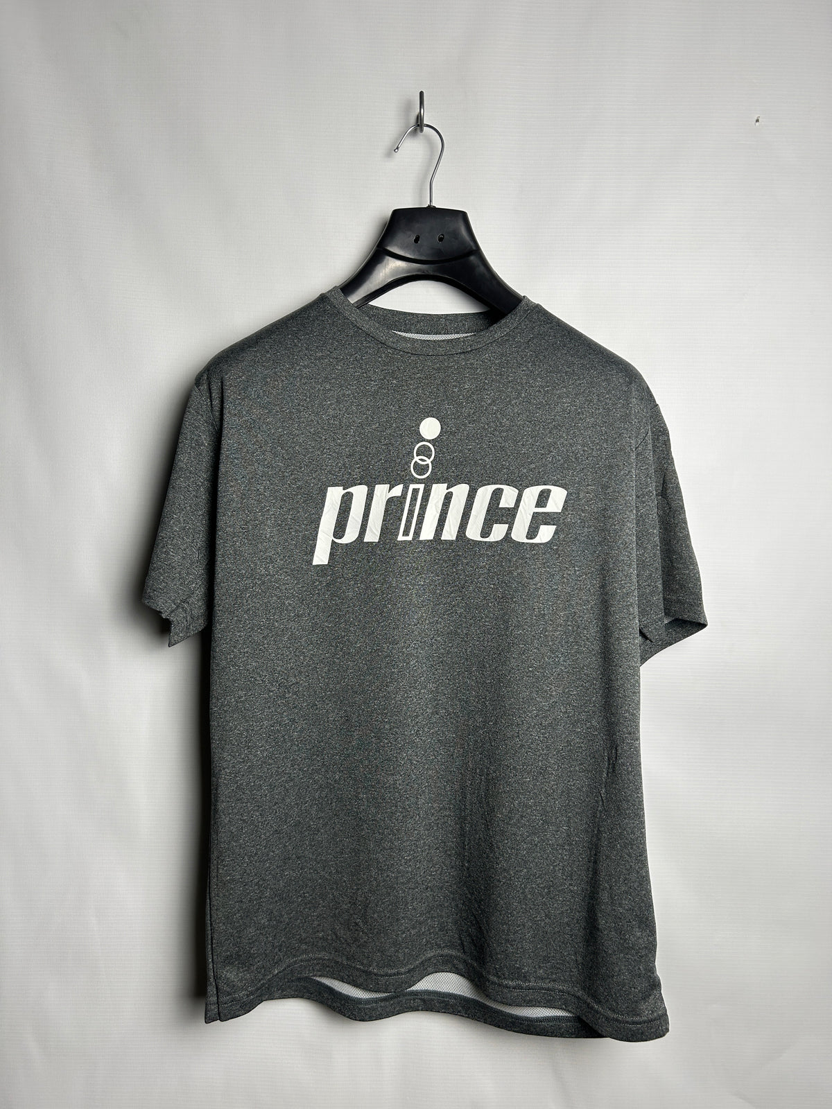 Prince Grey Big Logo Round Neck - Large