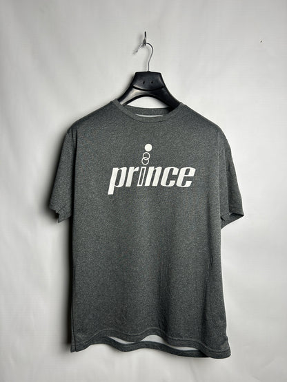 Prince Grey Big Logo Round Neck - Large