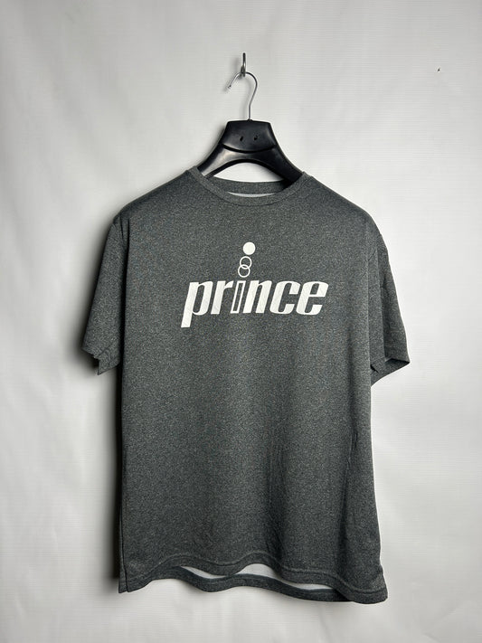 Prince Grey Big Logo Round Neck - Large