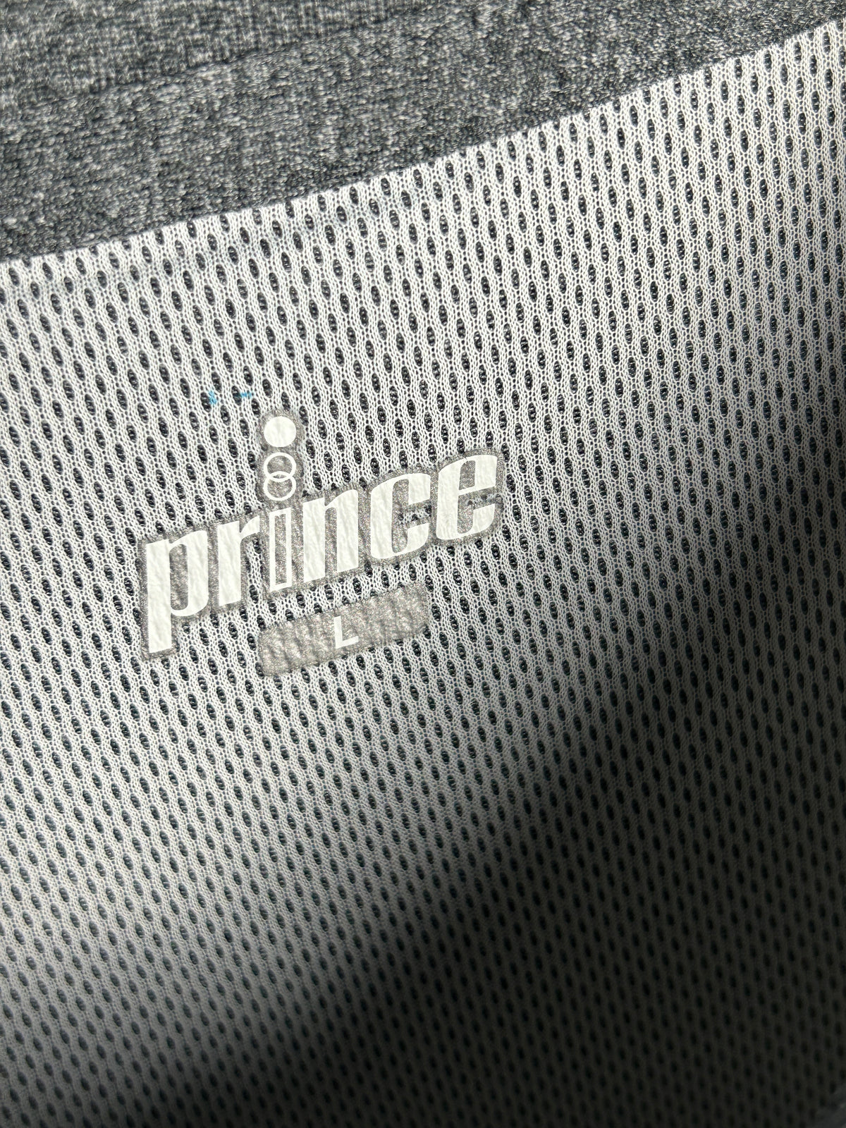 Prince Grey Big Logo Round Neck - Large