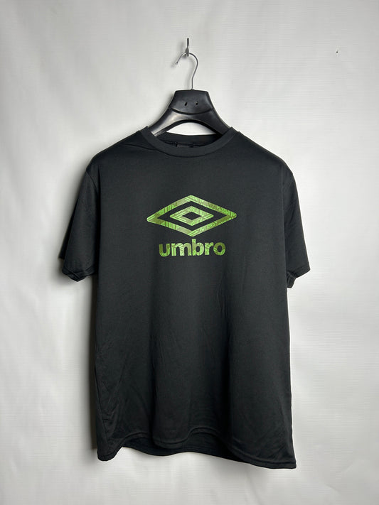 Umbro Big Logo Black Round Neck - Large